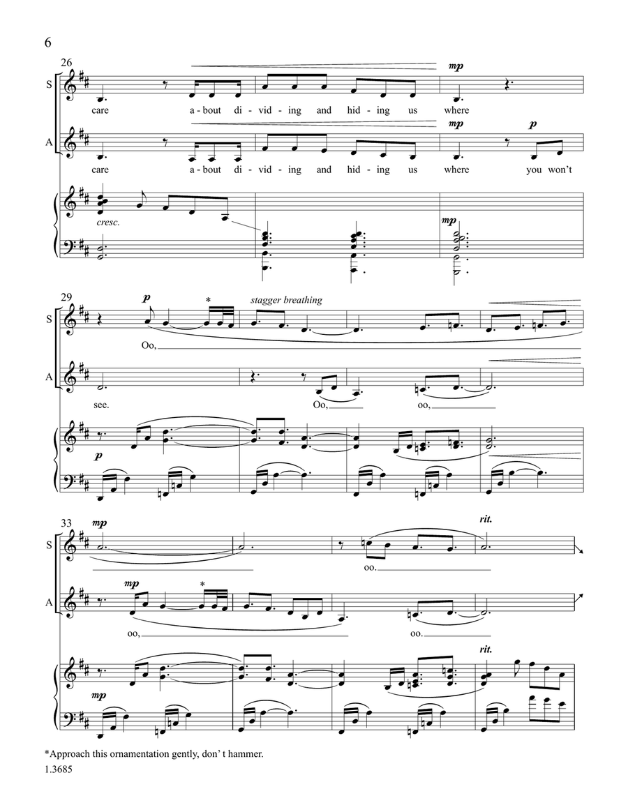 All of Me 4-Part scores gallery preview page 6