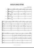 Auld Lang Syne • New Year's Anthem | String Quintet sheet music