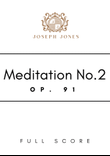 Meditation No. 2, Op. 91 - Score Only
