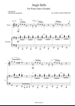 Jingle Bells (Piano Duet - 4 hands)