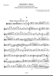 Viola Concerto in the Style of J.C. Bach Henri Casadesus- in C Minor - For Viola Solo Original