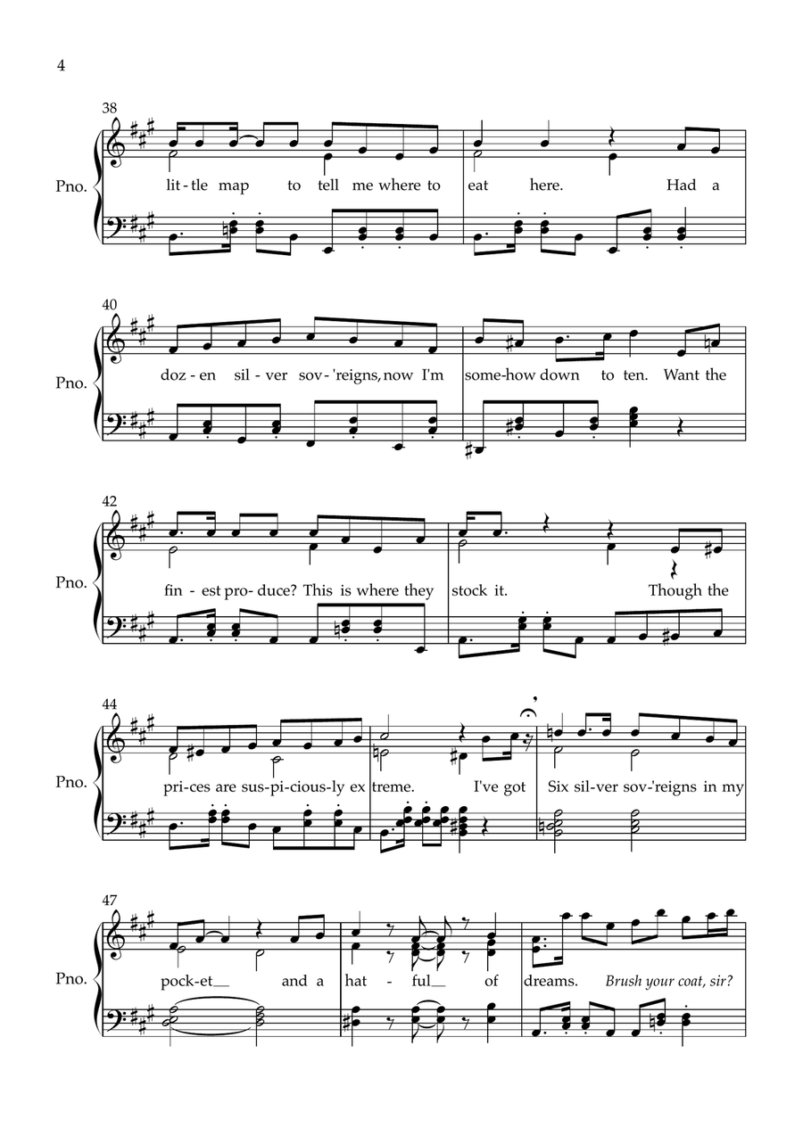 A Hatful Of Dreams A Hatful Of Dreams Piano, Vocal scores gallery preview page 4