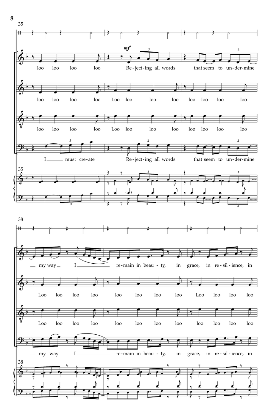 Dedication Dedication Divisi scores gallery preview page 5