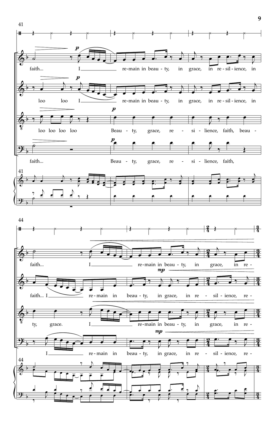 Dedication Dedication Divisi scores gallery preview page 6