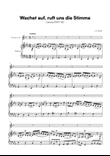 Johann Sebastian Bach - Wachet auf, ruft uns die Stimme (for Trumpet in Bb and Piano)
