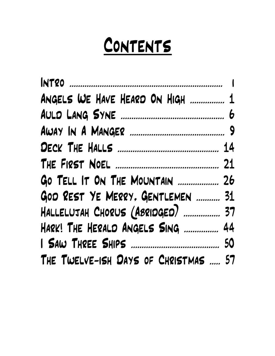11 Christmas Songs For SATB A Cappella: Second Edition 4-Part scores gallery preview page 3