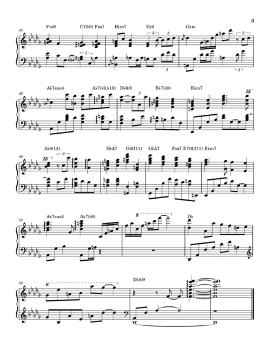 O Little Town Of Bethlehem / When You Wish Upon A Star Piano Solo scores gallery preview page 3