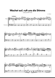 Johann Sebastian Bach - Wachet auf, ruft uns die Stimme (for Flute and Bassoon) mini preview