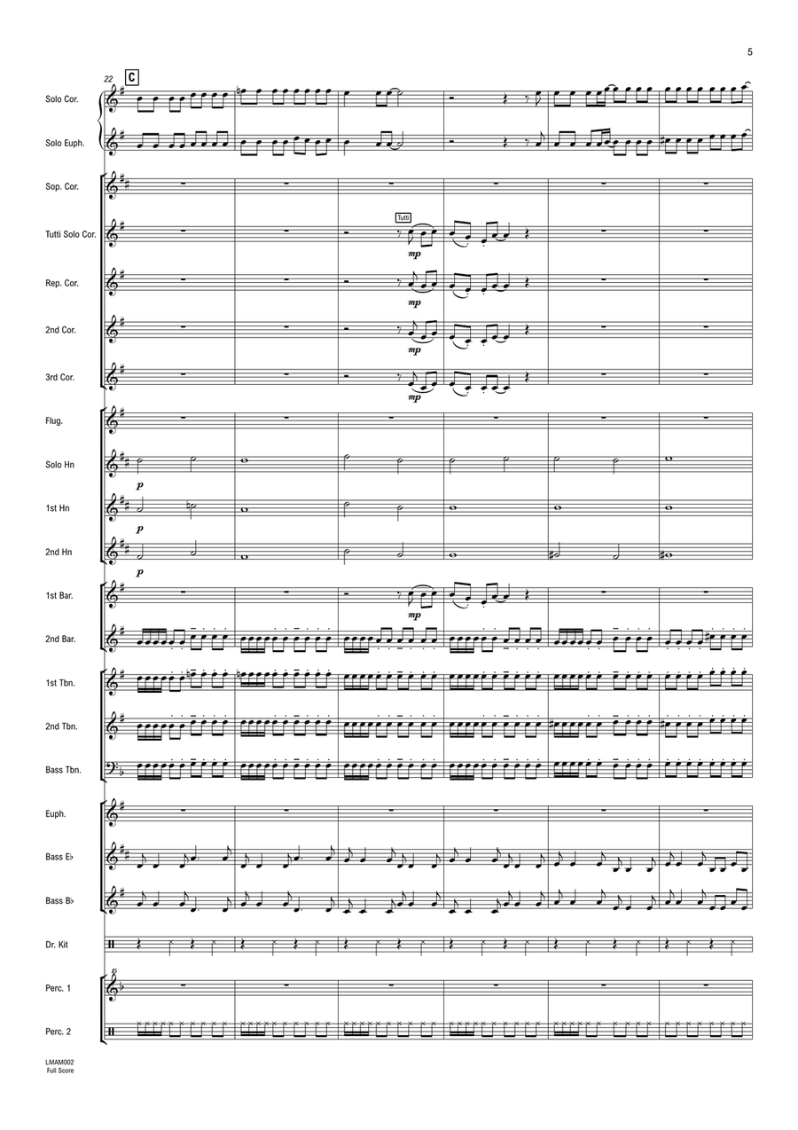 Somethin' Stupid Brass Band scores gallery preview page 6