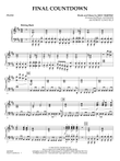 Final Countdown (arr. Paul Lavender and Robert Longfield) - Piano