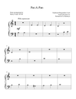 Pat-A-Pan - alpha note arrangement