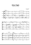Silent Night for Viola Quartet mini preview