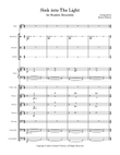 Sink into The Light - for Students-Teachers Ensemble