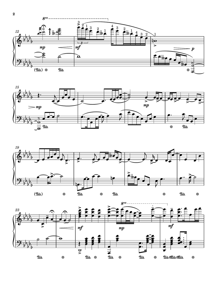 Strangers In The Night Piano Solo scores gallery preview page 2