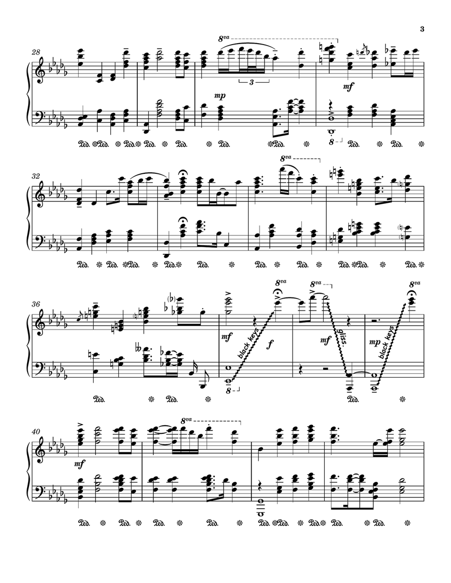 Strangers In The Night Piano Solo scores gallery preview page 3
