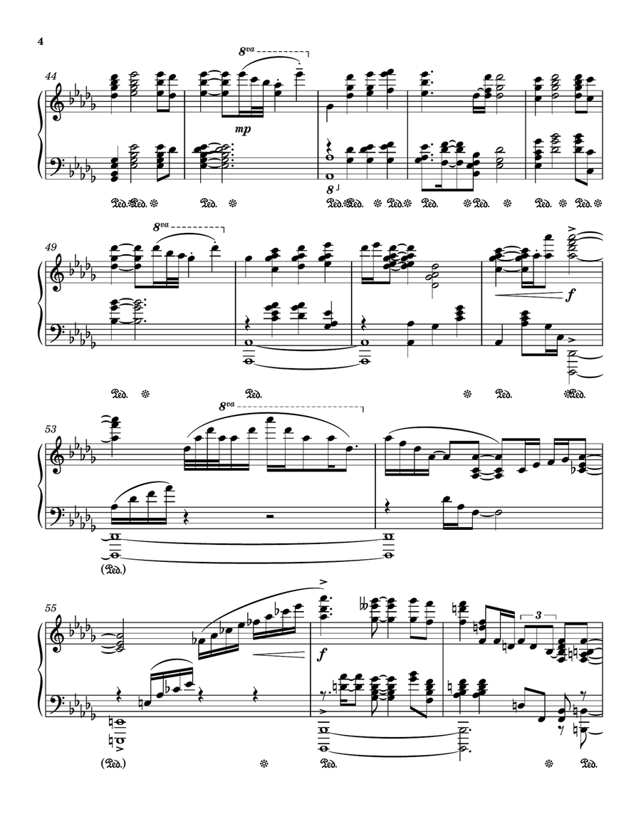 Strangers In The Night Piano Solo scores gallery preview page 4