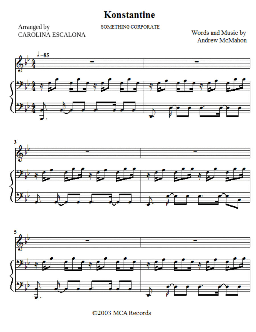 Konstantin Voice scores gallery preview page 1