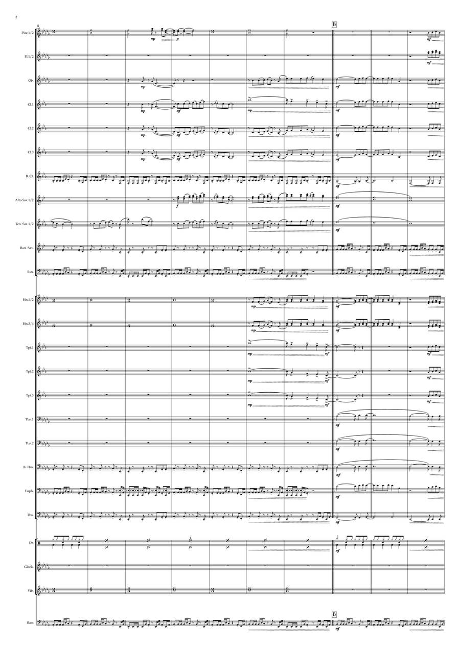 Never Gonna Give You Up Never Gonna Give You Up Concert Band scores gallery preview page 2