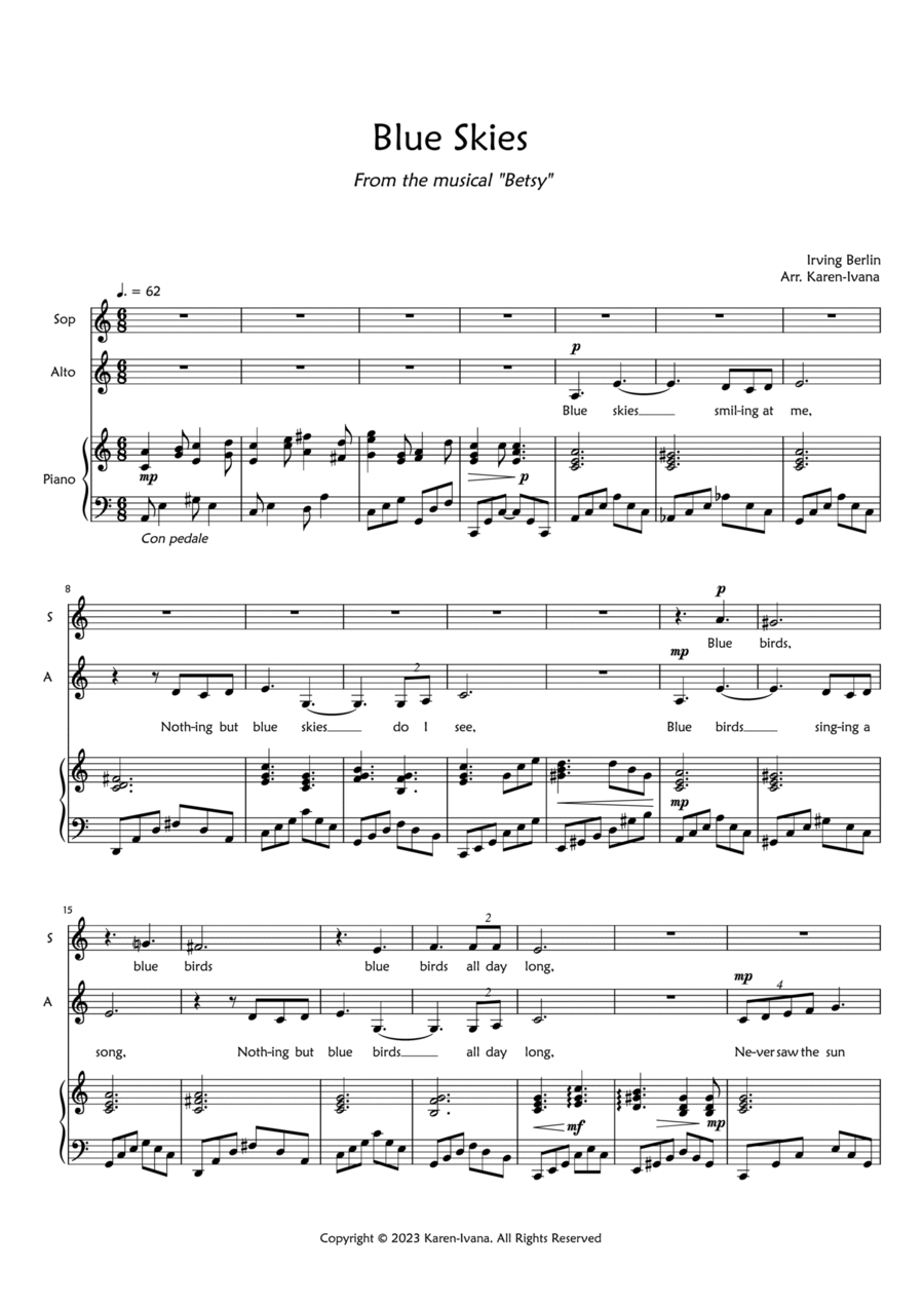 Blue Skies SA scores gallery preview page 1