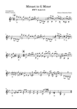 Minuet in G minor - BWV Anh 115