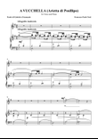A vucchela, G major, high voice
