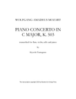Piano Concerto in C major, K. 503