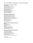 Fun and Fabulous Classical & Jazz Vocal Exercises (and Warm Ups)