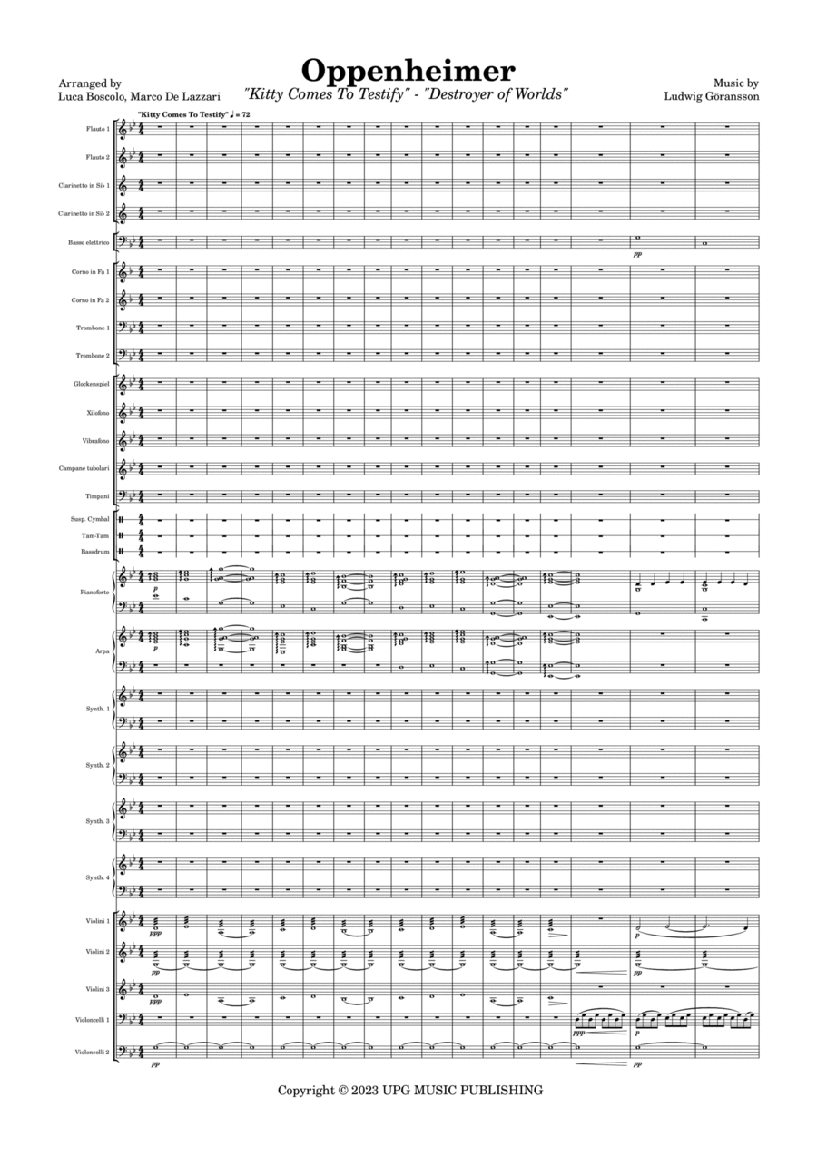 Oppenheimer Full Orchestra scores gallery preview page 1