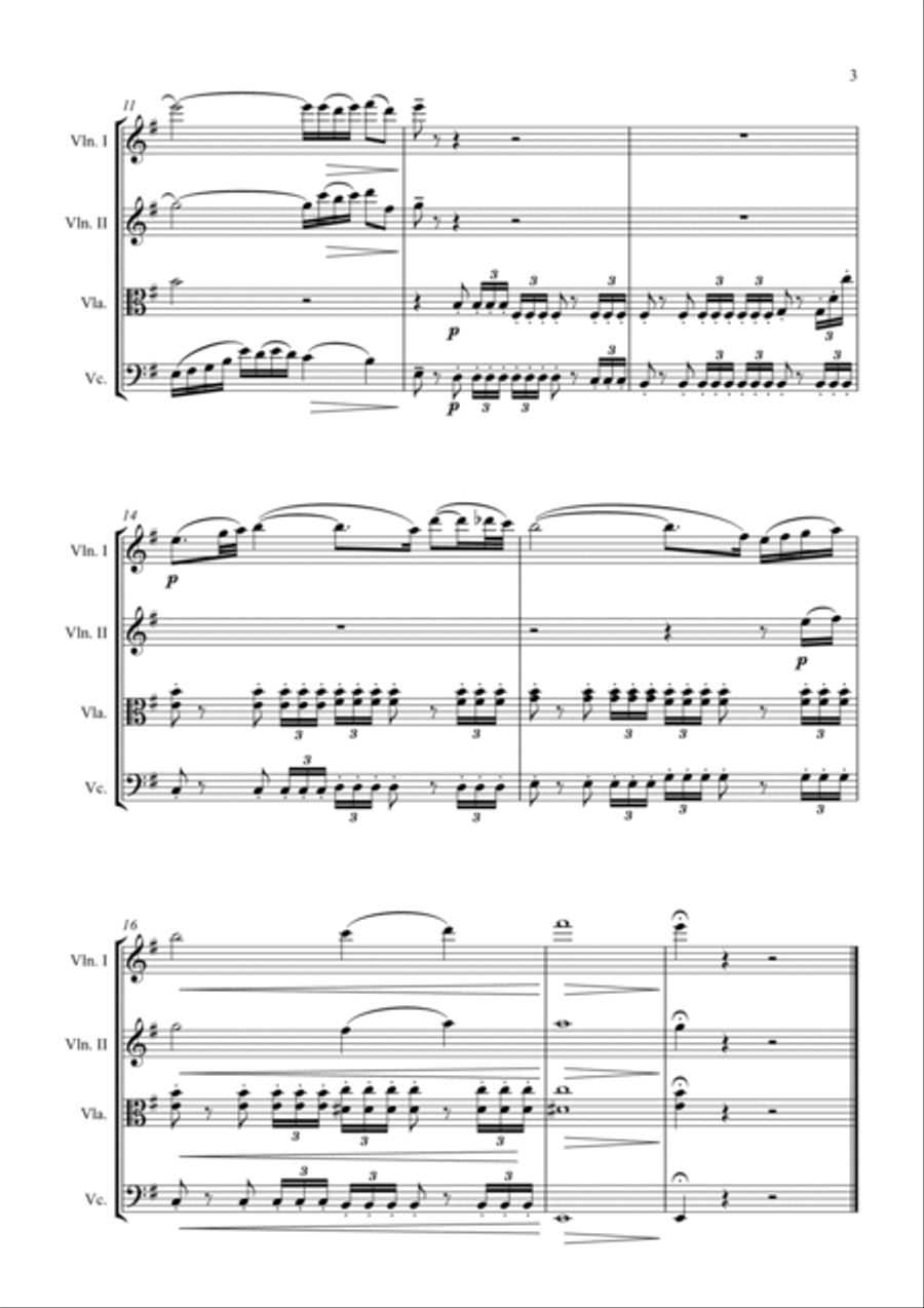 The Legend Of Zelda String Quartet scores gallery preview page 3