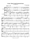 Come, Thou Long-Expected Jesus for Piano Duet
