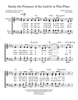 Surely The Presence Of The Lord Is In This Place mini preview