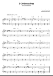 O Christmas Tree (easy-intermediate piano – Eb major)