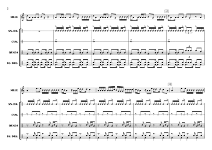 Con Calma Percussion Ensemble scores gallery preview page 3