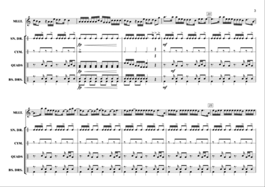 Con Calma Percussion Ensemble scores gallery preview page 4