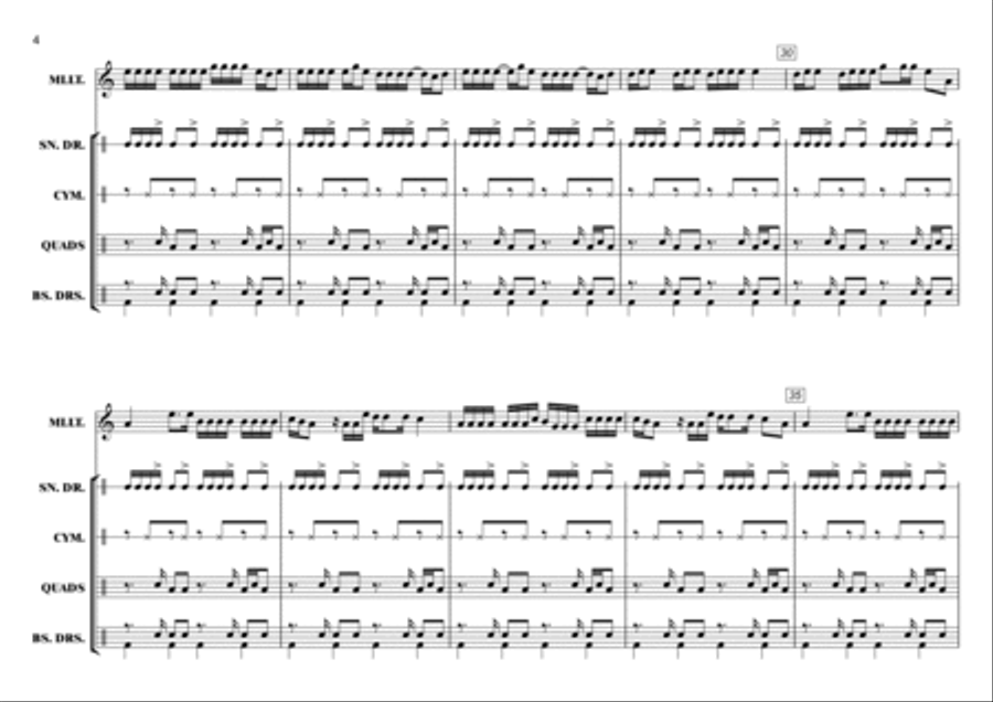 Con Calma Percussion Ensemble scores gallery preview page 5