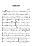 Silent Night for Violin Duet mini preview