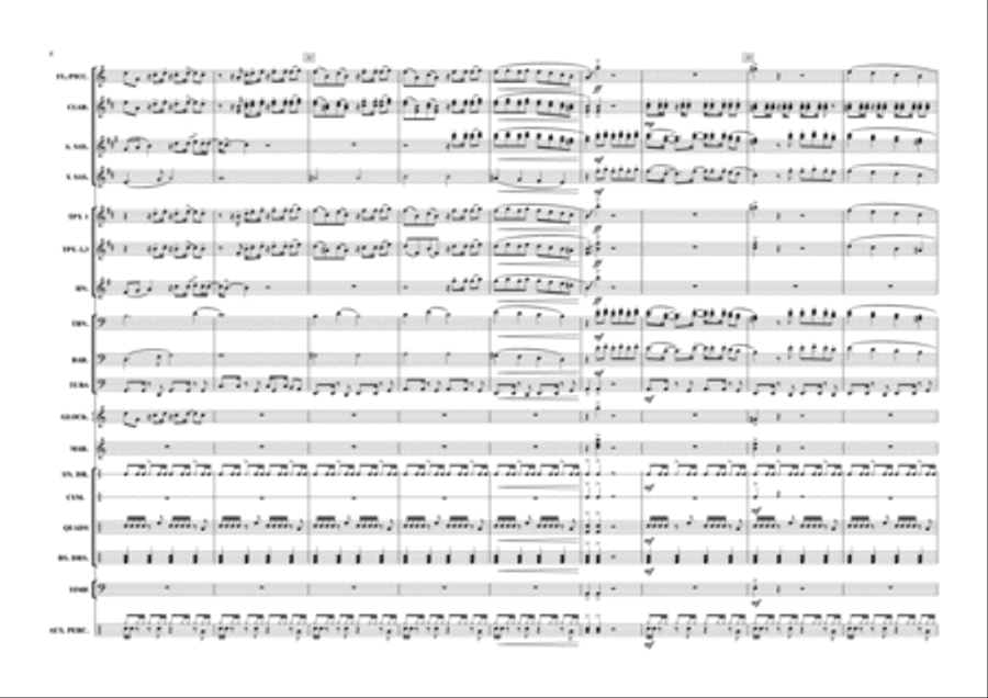 Salome Marching Band scores gallery preview page 5