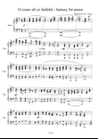 O come all ye faithful - arranged for solo piano