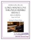 Lord, Whose Love through Humble Service (Hymns for Organ) mini preview