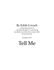 Tell Me