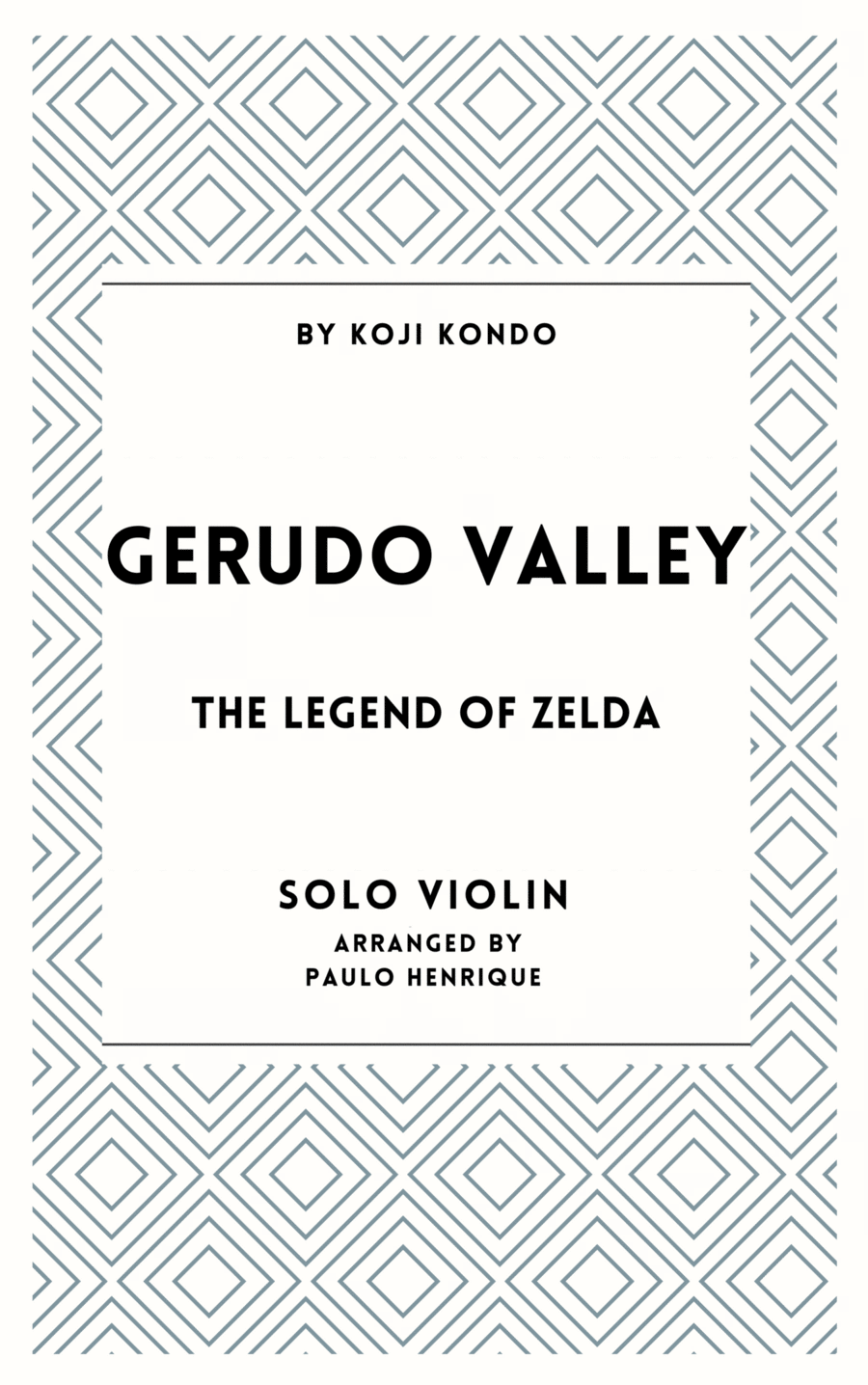 Gerudo Valley Violin Solo scores gallery preview page 1