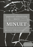 Minuet - BWV 812/4 - For Recorder Trio mini preview