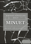 Minuet - BWV 814/6 - For Recorder Trio mini preview