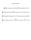 Auld Lang Syne (New Year Song)