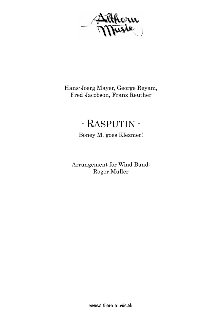 Rasputin Rasputin Concert Band scores gallery preview page 2