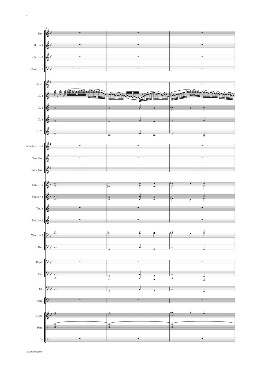 Rasputin Rasputin Concert Band scores gallery preview page 5