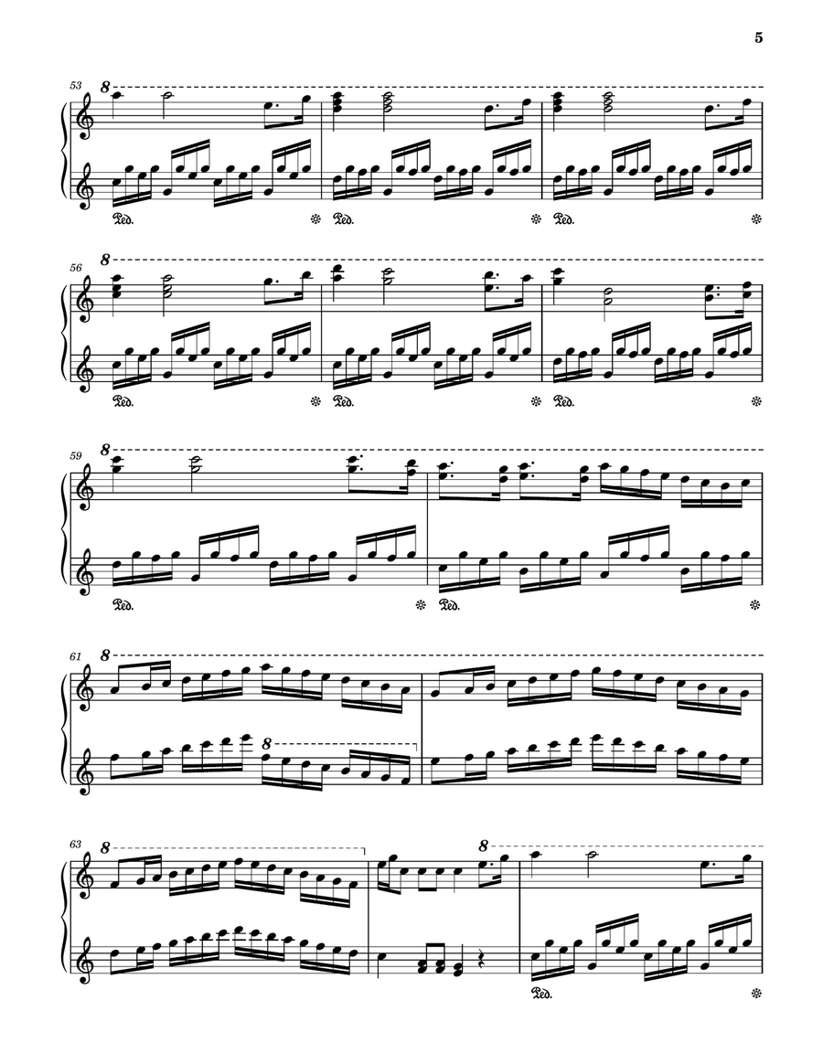 Mack The Knife Piano Solo scores gallery preview page 5