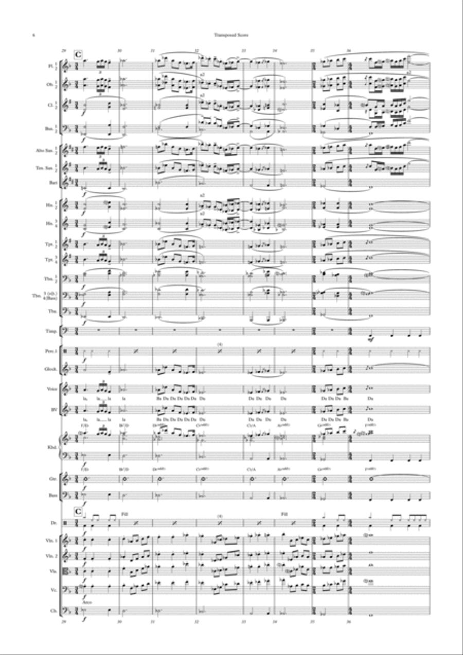 Living For The City Full Orchestra scores gallery preview page 6