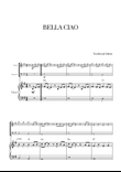 Bella Ciao with chords for Violin, Bassoon and Piano mini preview