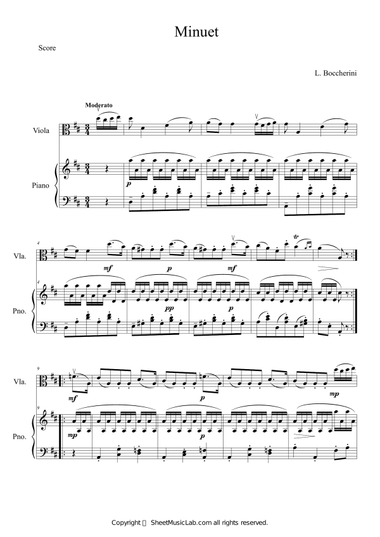 Minuet in D
